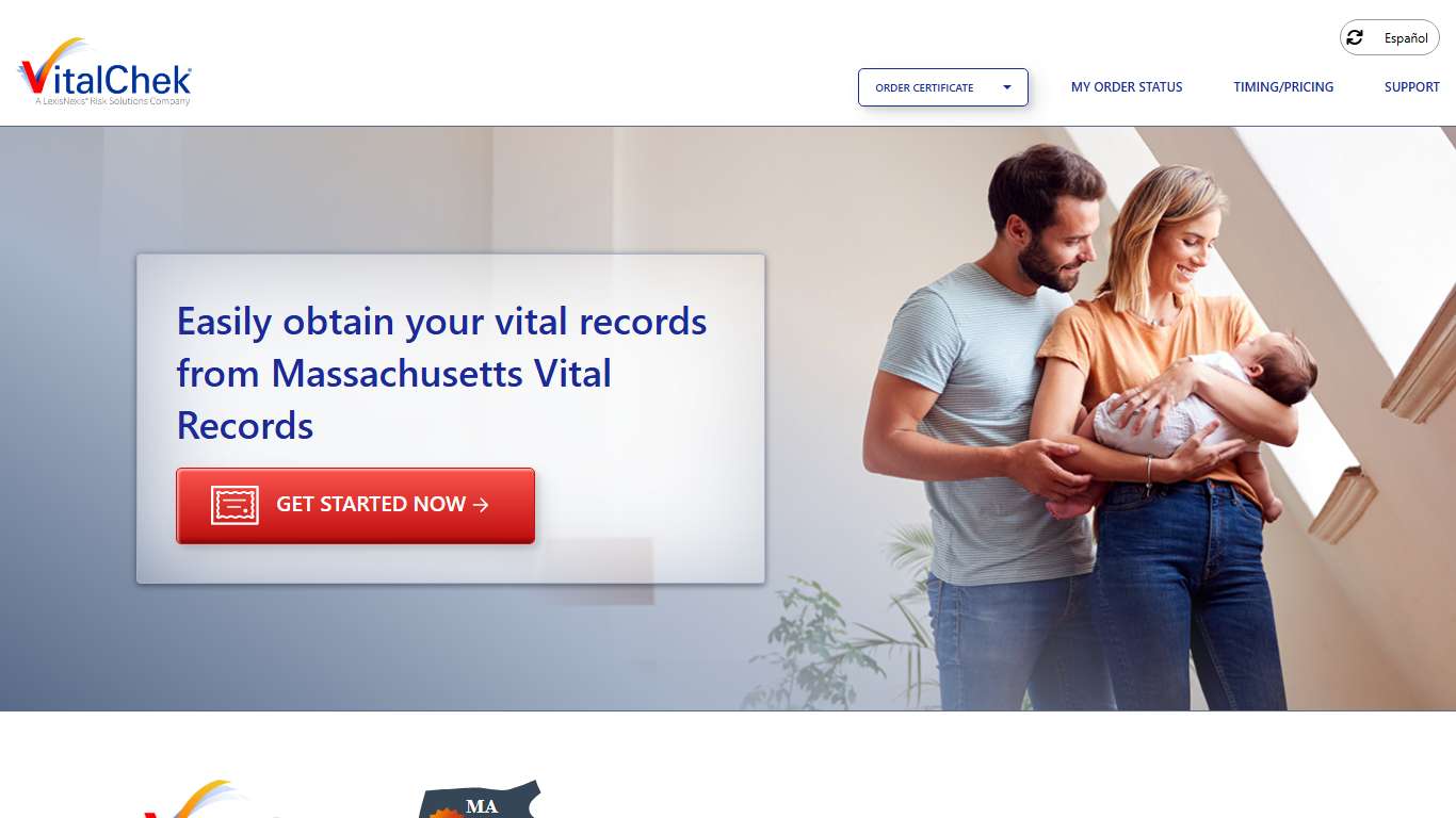 Massachusetts Vital Records (MA) | Order Certificates - VitalChek